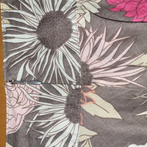 A.N.A. (A New Approach) Floral Cotton Ruffle Hem Skirt - Size 10 - Picture 6 of 7